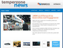 Tablet Screenshot of news.temperzone.com.au